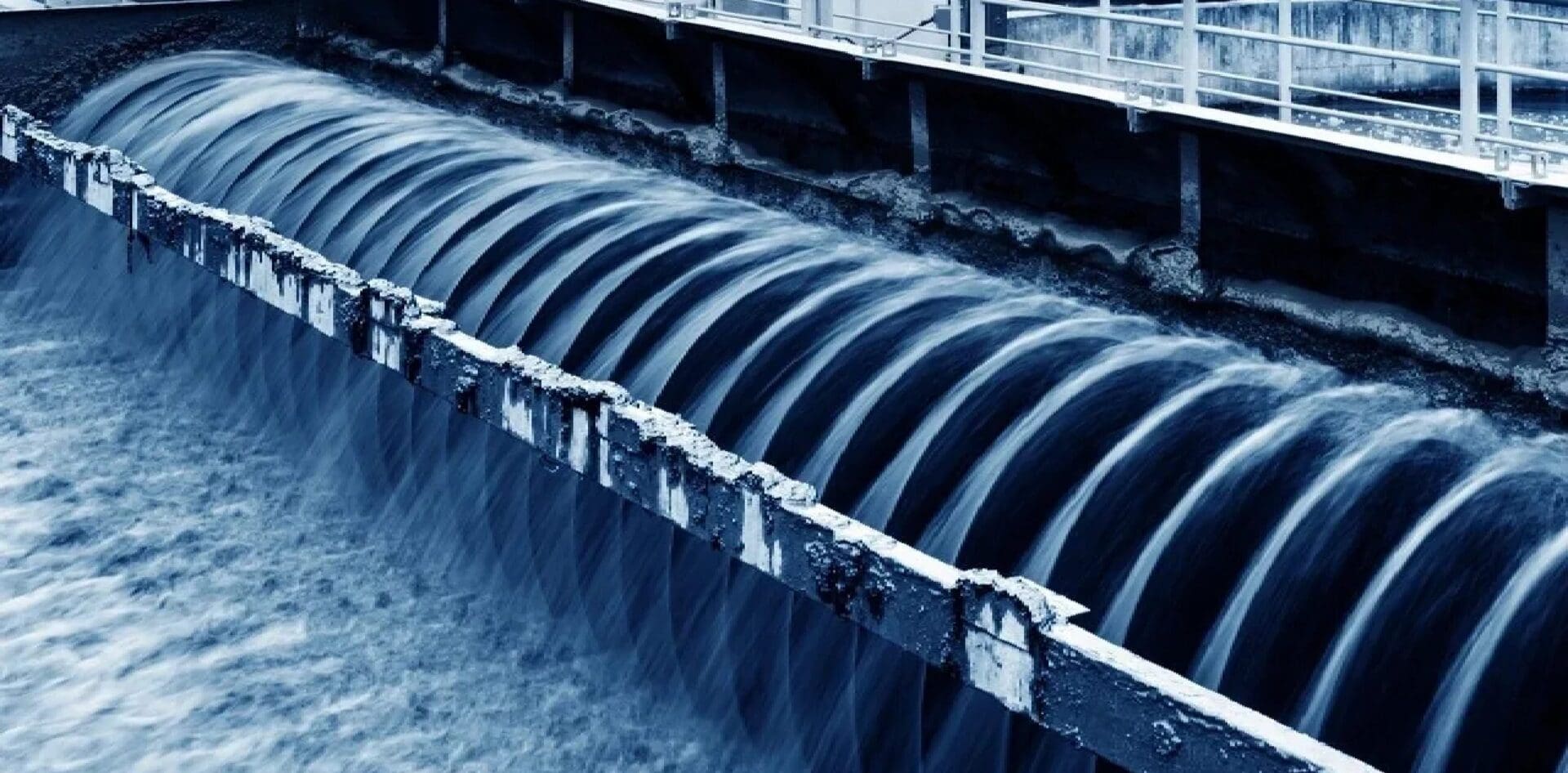 A close up of the side of a water wheel